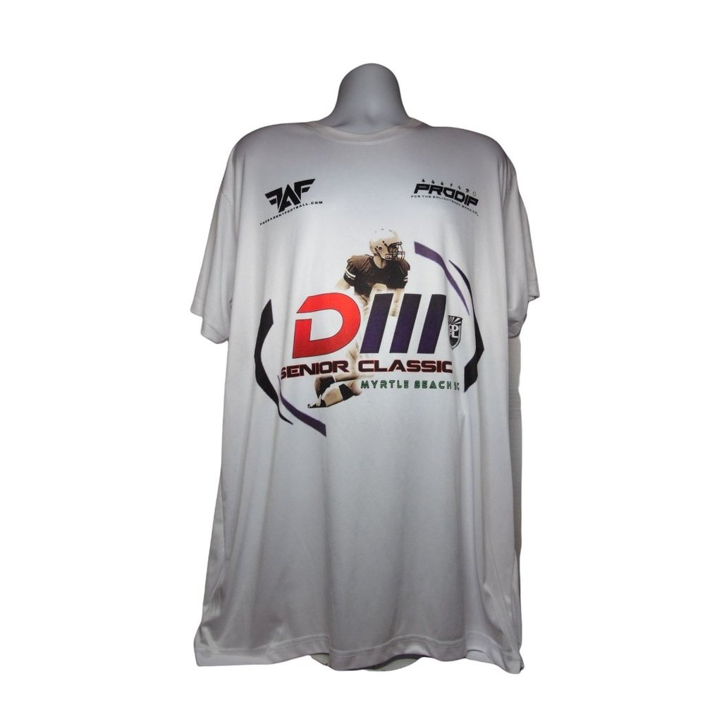 Free Agent Football DIII Senior Classic Myrtle Beach No Tag 23x35 Large to XL